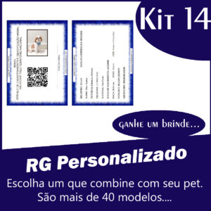 🆔 RG para Pets Premium – Identificação Completa com Qualidade Superior
