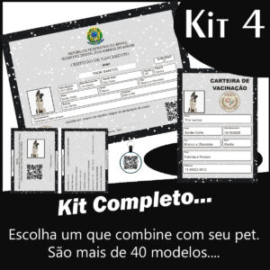 🛡️ Kit Identificação Pet Premium: A Proteção que seu Melhor Amigo Merece!