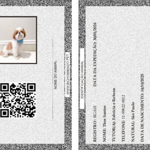 🆔 RG para Pets Digital – Identificação Rápida e Moderna ( Download PDF )